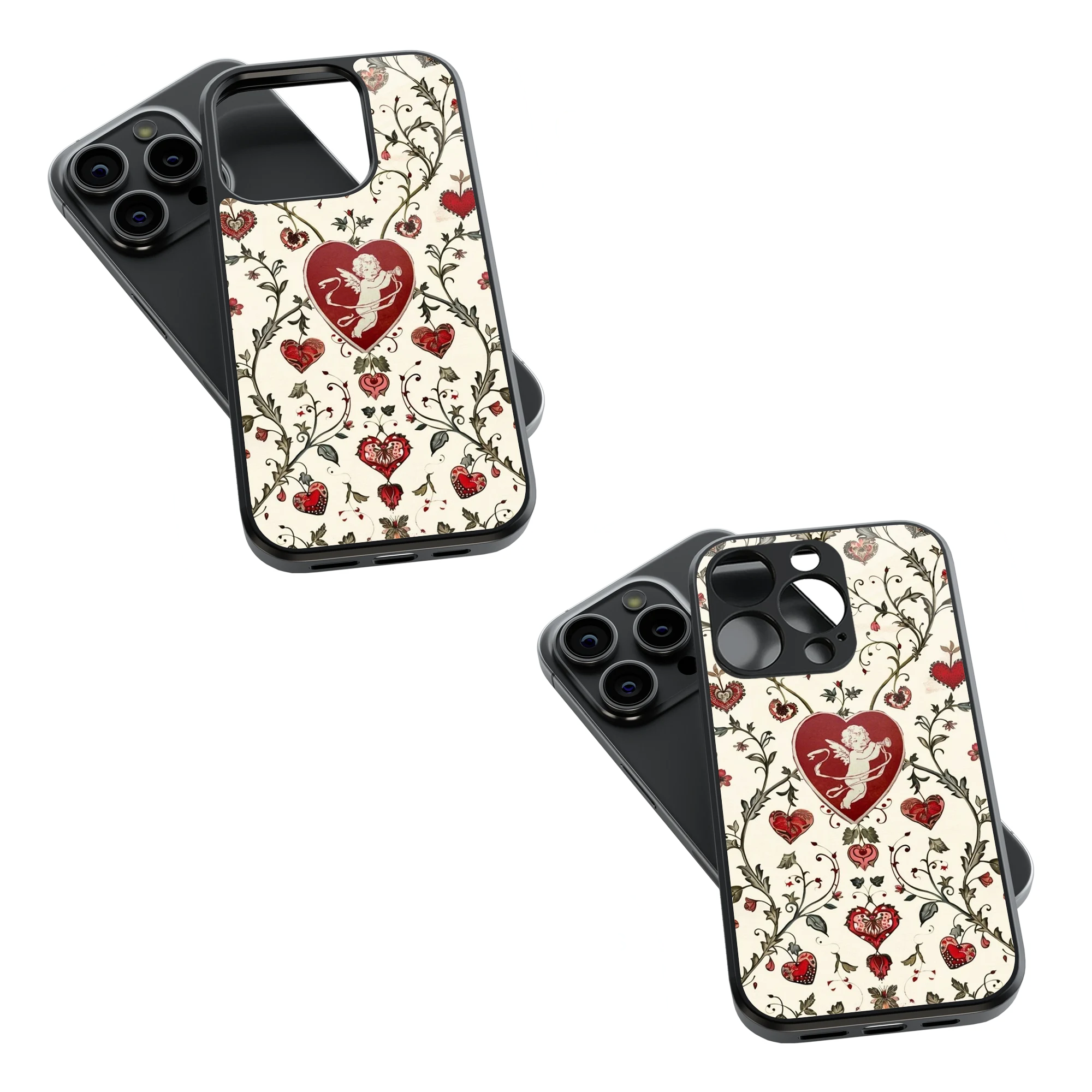 Trendy Glass Back Mobile Case for iPhone, Samsung, Redmi, OnePlus, Google Pixel, Motorola