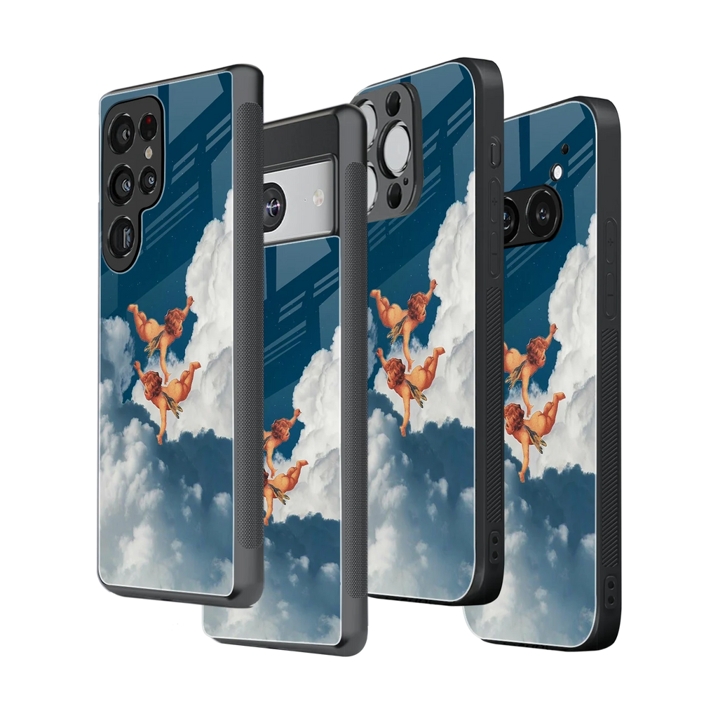 Stylish Glass Back Case for All Smartphones iPhone, Samsung, OnePlus, Pixel, Redmi, Oppo, Vivo, Motorola