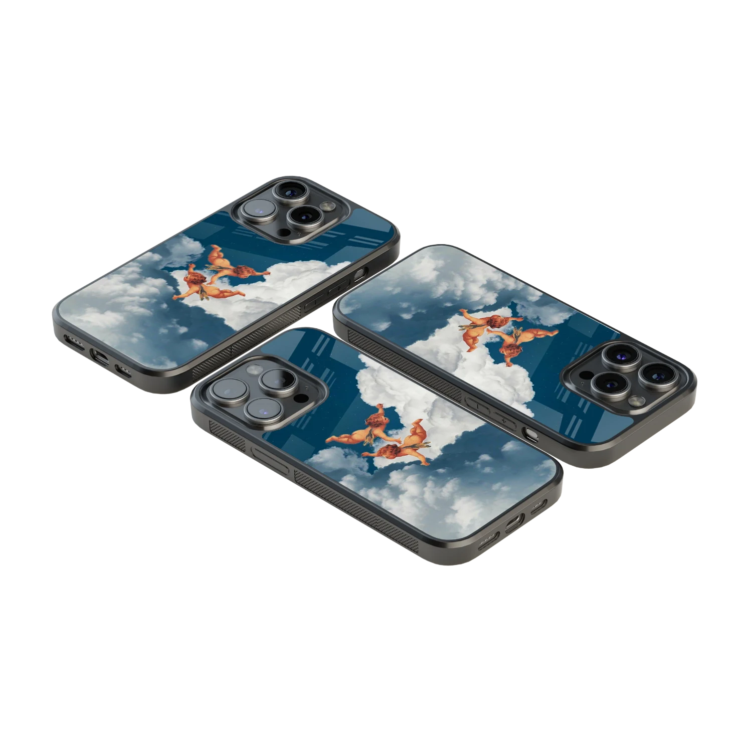 Luxury Glass Back Mobile Cover for iPhone, Samsung Galaxy, OnePlus, Pixel, Redmi & More