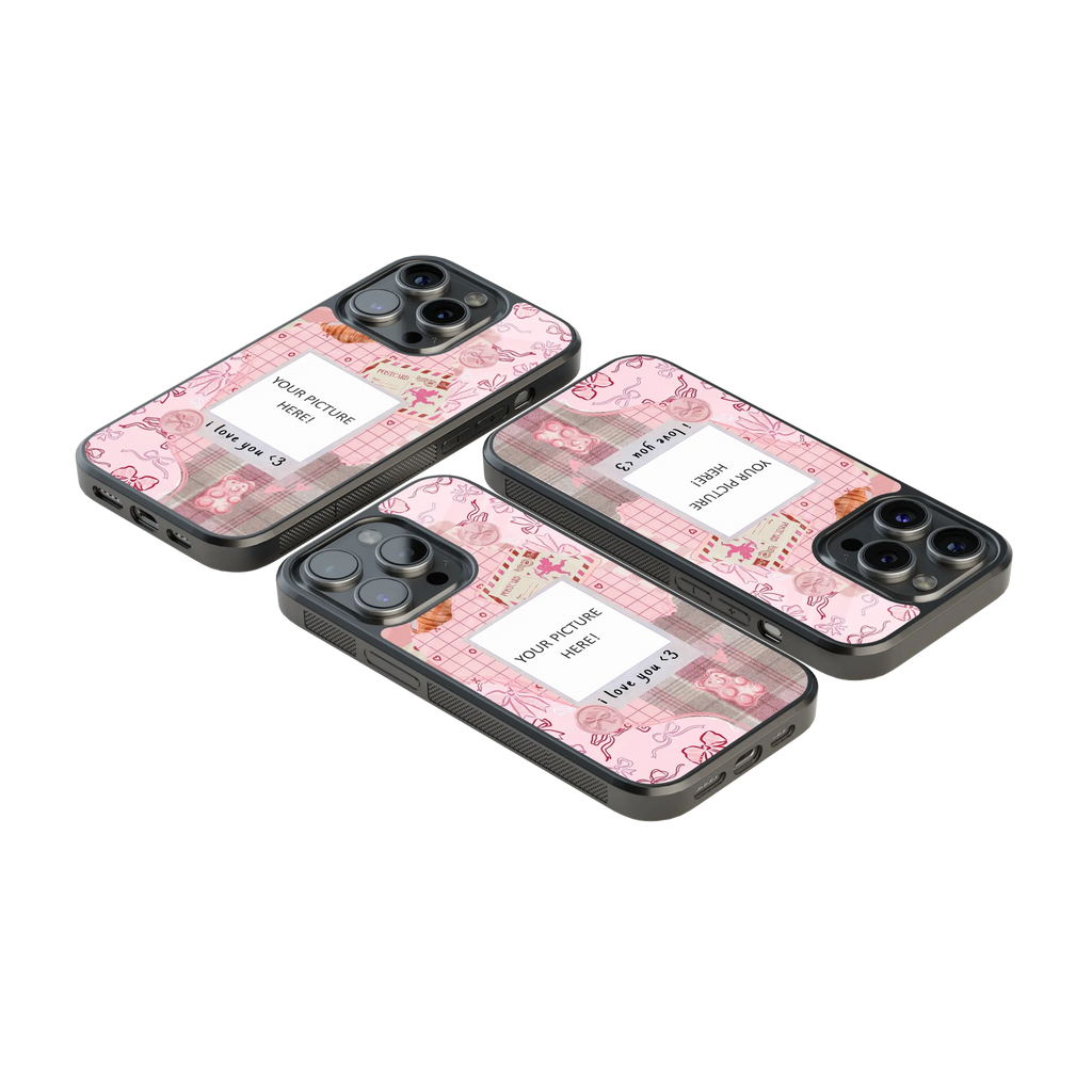 Polaroid Personalised Glass Phone Case