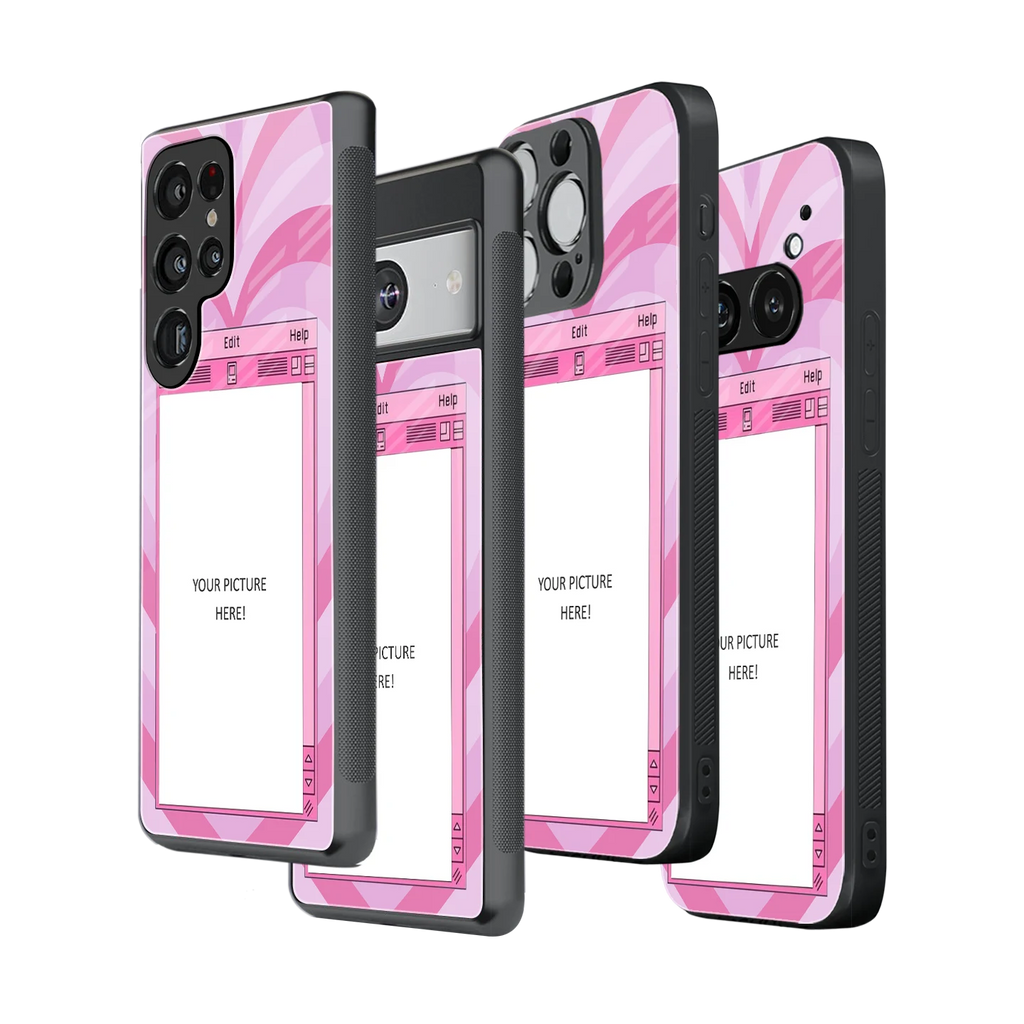 Polaroid Personalised Glass Phone Case