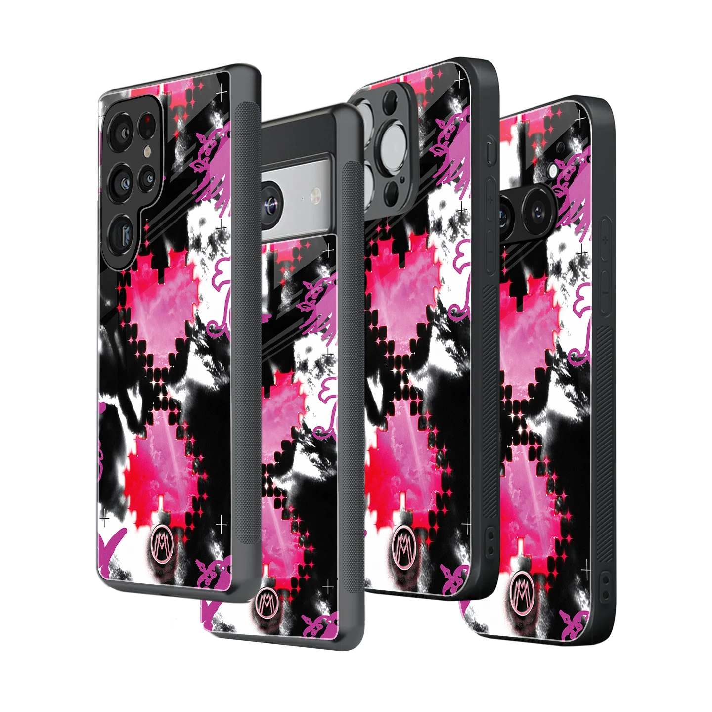 Stylish Glass Back Case for All Smartphones iPhone, Samsung, OnePlus, Pixel, Redmi, Oppo, Vivo, Motorola