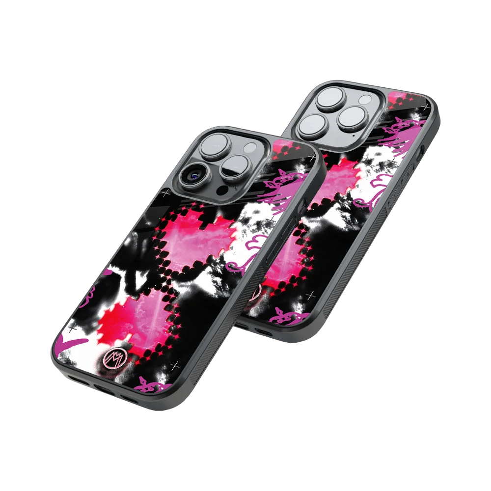 Protective Glass Back Phone Case Compatible with iPhone, Samsung, OnePlus, Pixel & More