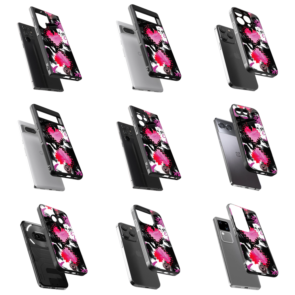 Durable Glass Back Mobile Case for iPhone, Samsung, OnePlus, Google Pixel, Redmi, Vivo, Oppo