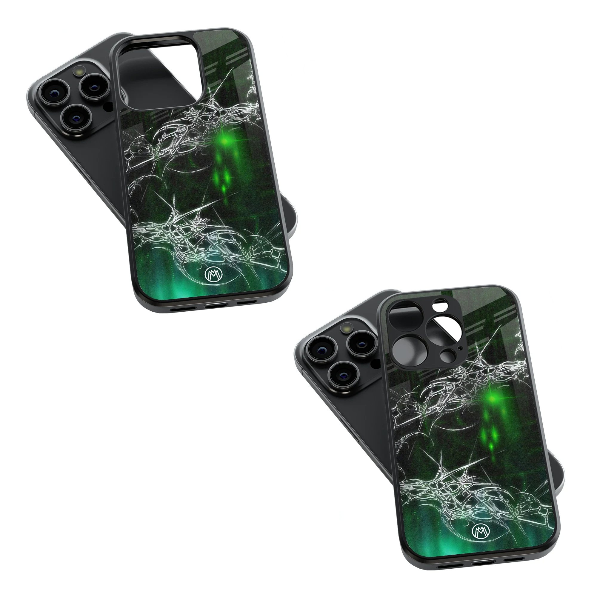Trendy Glass Back Mobile Case for iPhone, Samsung, Redmi, OnePlus, Google Pixel, Motorola