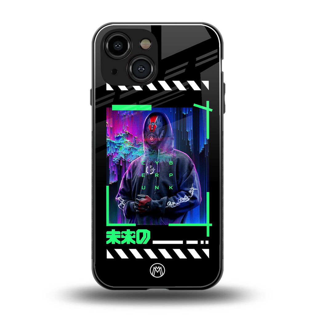cyberpunk back phone cover | glass case for iphone 13 mini