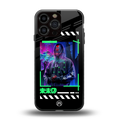 cyberpunk back phone cover | glass case for iphone 13 pro max