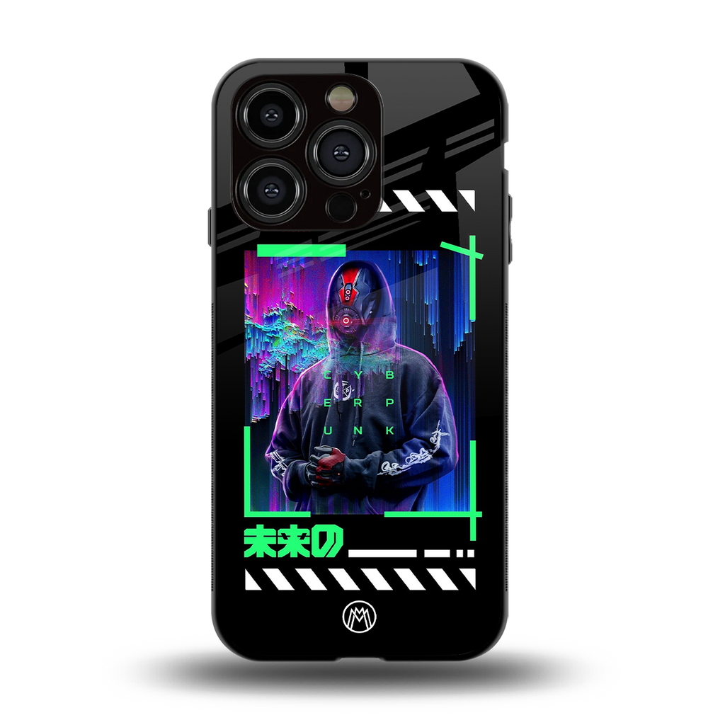 cyberpunk back phone cover | glass case for iphone 13 pro