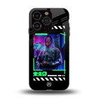 cyberpunk back phone cover | glass case for iphone 13 pro