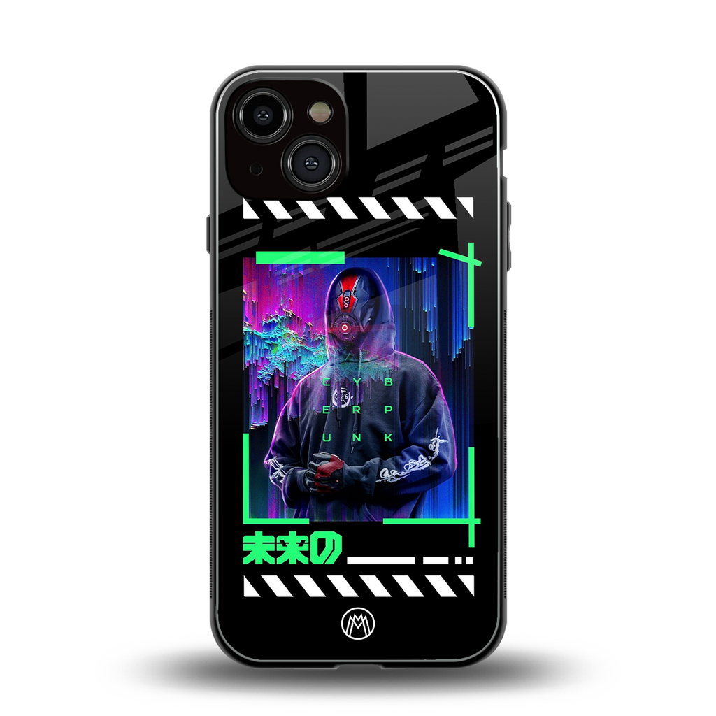 cyberpunk back phone cover | glass case for iphone 13