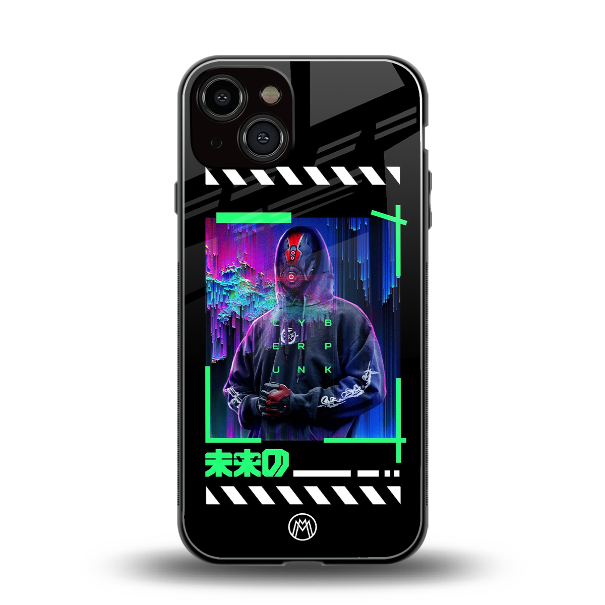 cyberpunk back phone cover | glass case for iphone 13