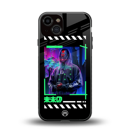 cyberpunk back phone cover | glass case for iphone 13