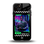 cyberpunk back phone cover | glass case for iphone 15 plus