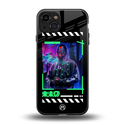 cyberpunk back phone cover | glass case for iphone 14