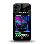 cyberpunk back phone cover | glass case for iphone 16 plus