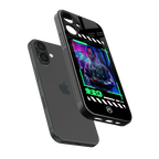 cyberpunk back phone cover | glass case for iphone 16 plus