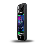 cyberpunk back phone cover | glass case for iphone 16 plus