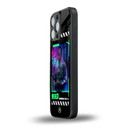 cyberpunk back phone cover | glass case for iphone 16 pro max