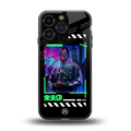 cyberpunk back phone cover | glass case for iphone 16 pro