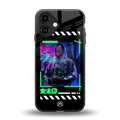 cyberpunk back phone cover | glass case for iphone 16