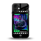 cyberpunk back phone cover | glass case for iphone 16