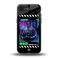 cyberpunk back phone cover | glass case for iphone 16e