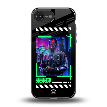 cyberpunk back phone cover | glass case for iphone 16e