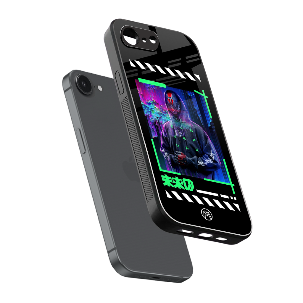cyberpunk back phone cover | glass case for iphone 16e