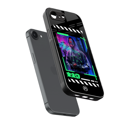 cyberpunk back phone cover | glass case for iphone 16e