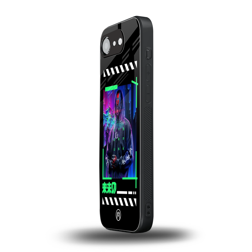 cyberpunk back phone cover | glass case for iphone 16e