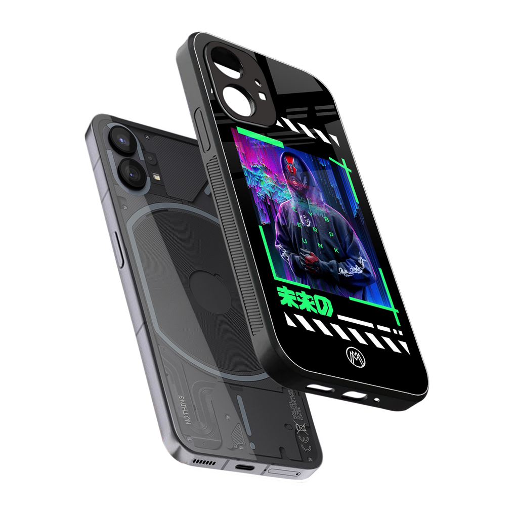 cyberpunk back phone cover | glass case for nothing phone 1