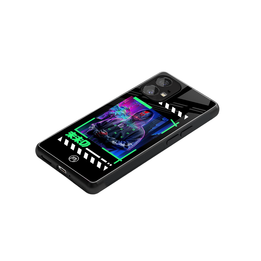 cyberpunk back phone cover | glass case for nothing phone 1