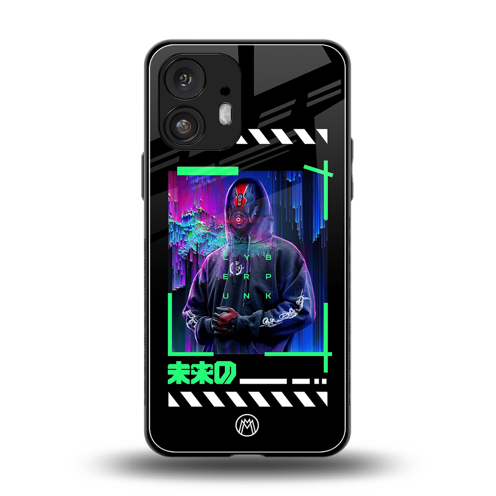 cyberpunk back phone cover | glass case for nothing phone 2