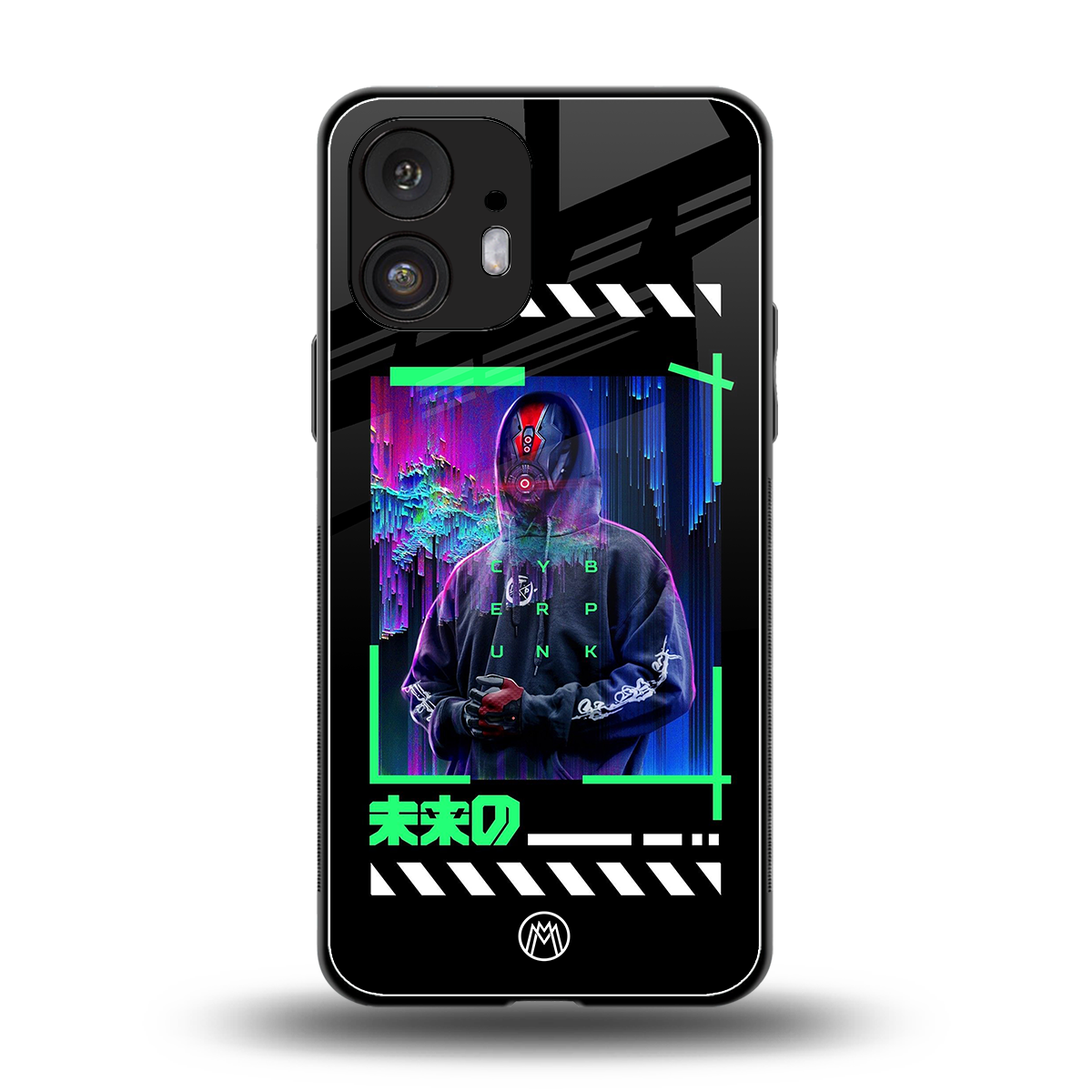 cyberpunk back phone cover | glass case for nothing phone 2