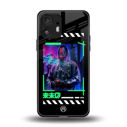 cyberpunk back phone cover | glass case for nothing phone 2