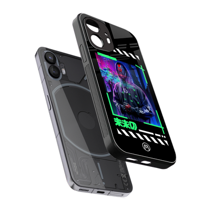 cyberpunk back phone cover | glass case for nothing phone 2