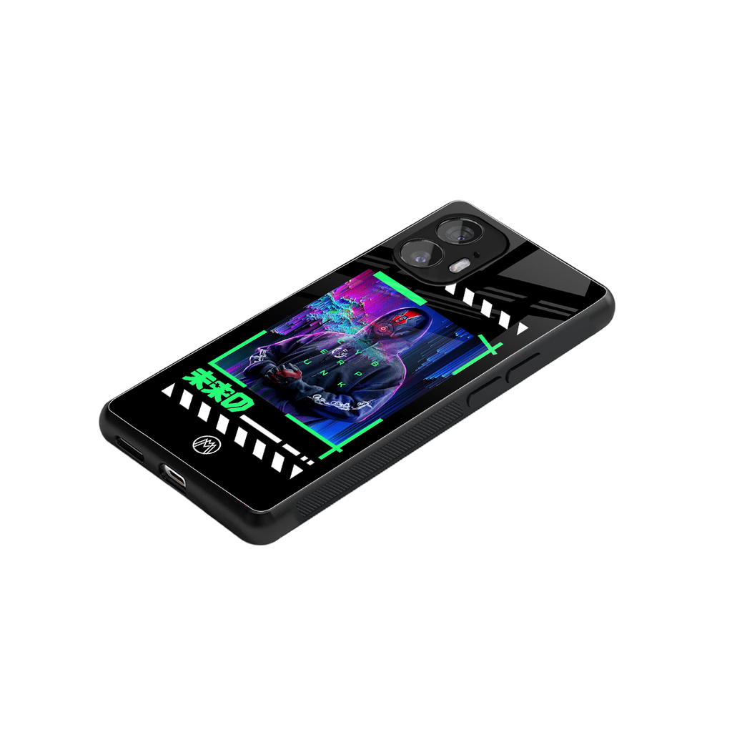 cyberpunk back phone cover | glass case for nothing phone 2