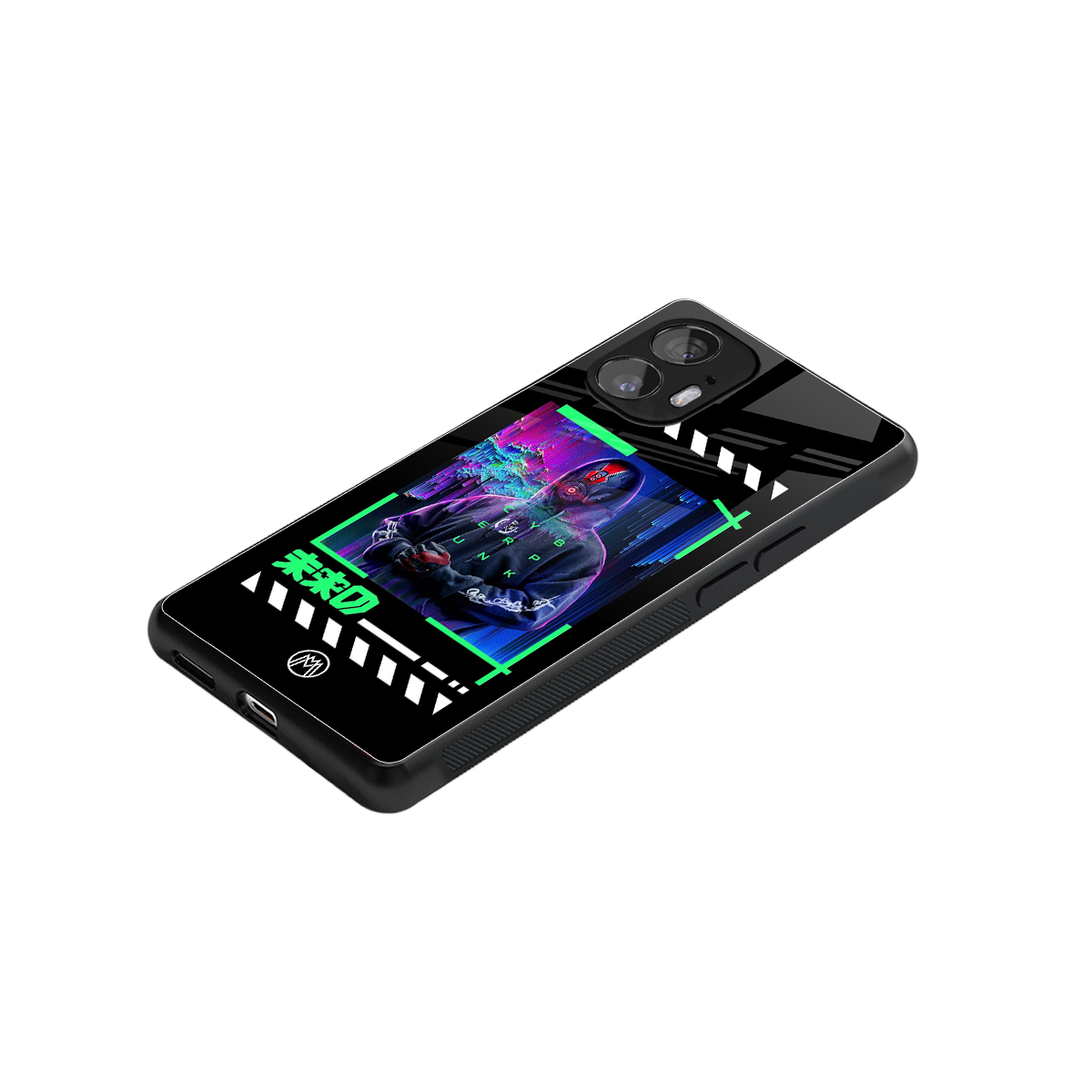 cyberpunk back phone cover | glass case for nothing phone 2