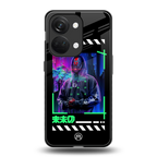 cyberpunk back phone cover | glass case for oneplus nord 3