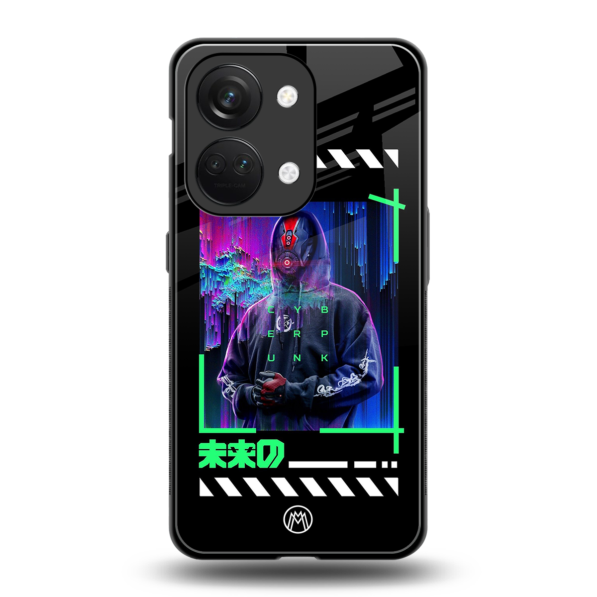 cyberpunk back phone cover | glass case for oneplus nord 3