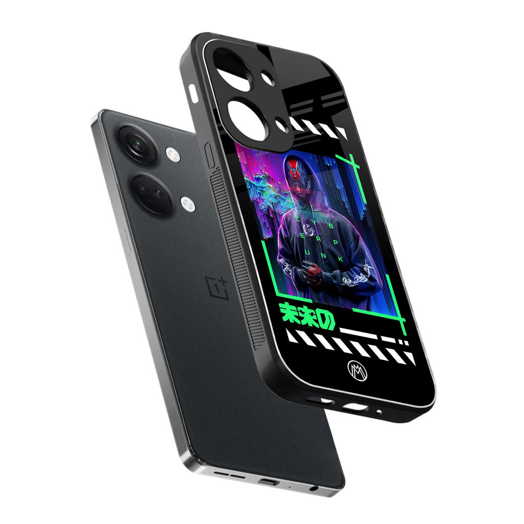 cyberpunk back phone cover | glass case for oneplus nord 3