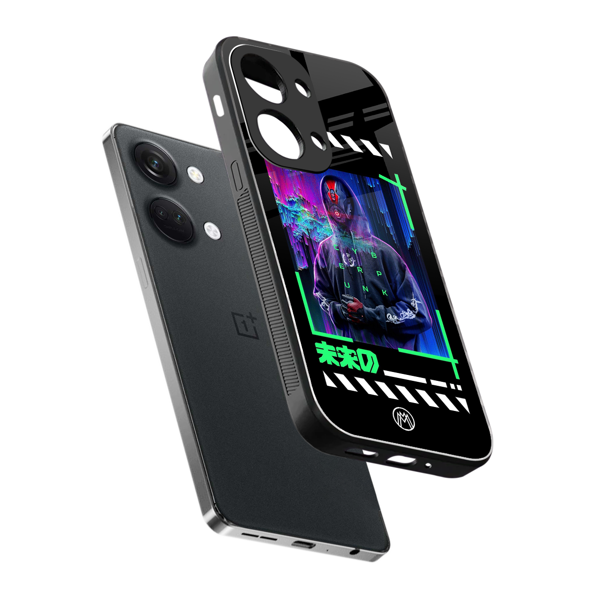 cyberpunk back phone cover | glass case for oneplus nord 3