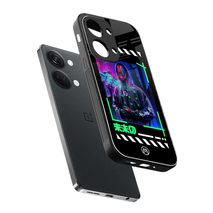 cyberpunk back phone cover | glass case for oneplus nord 3