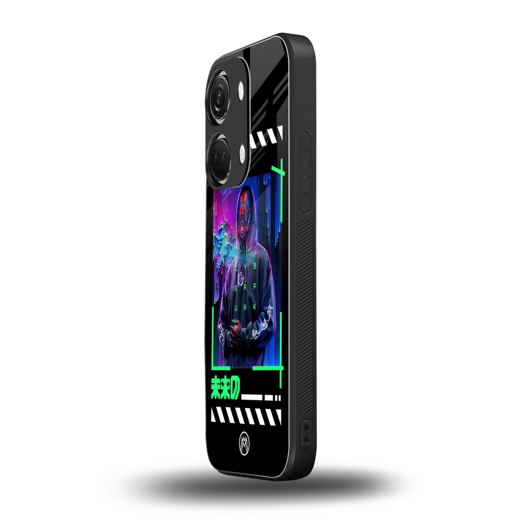 cyberpunk back phone cover | glass case for oneplus nord 3