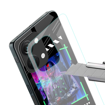 cyberpunk back phone cover | glass case for oneplus nord 3