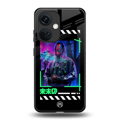 cyberpunk back phone cover | glass case for oneplus nord ce 3