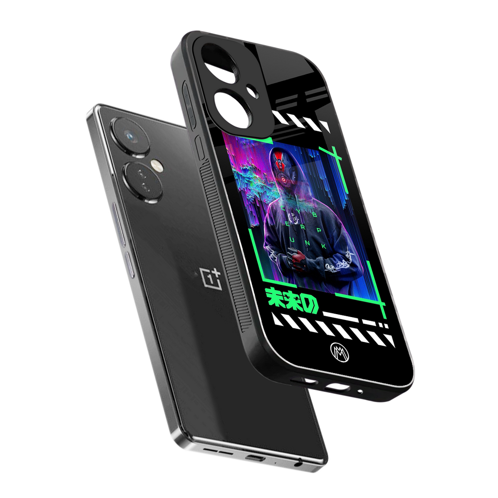 cyberpunk back phone cover | glass case for oneplus nord ce 3