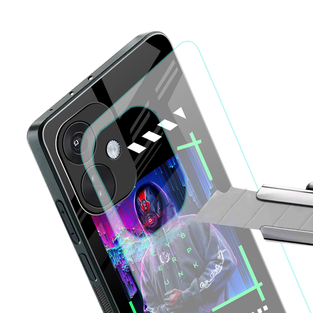 cyberpunk back phone cover | glass case for oneplus nord ce 3