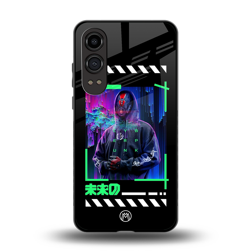 cyberpunk back phone cover | glass case for oneplus nord ce 4 lite