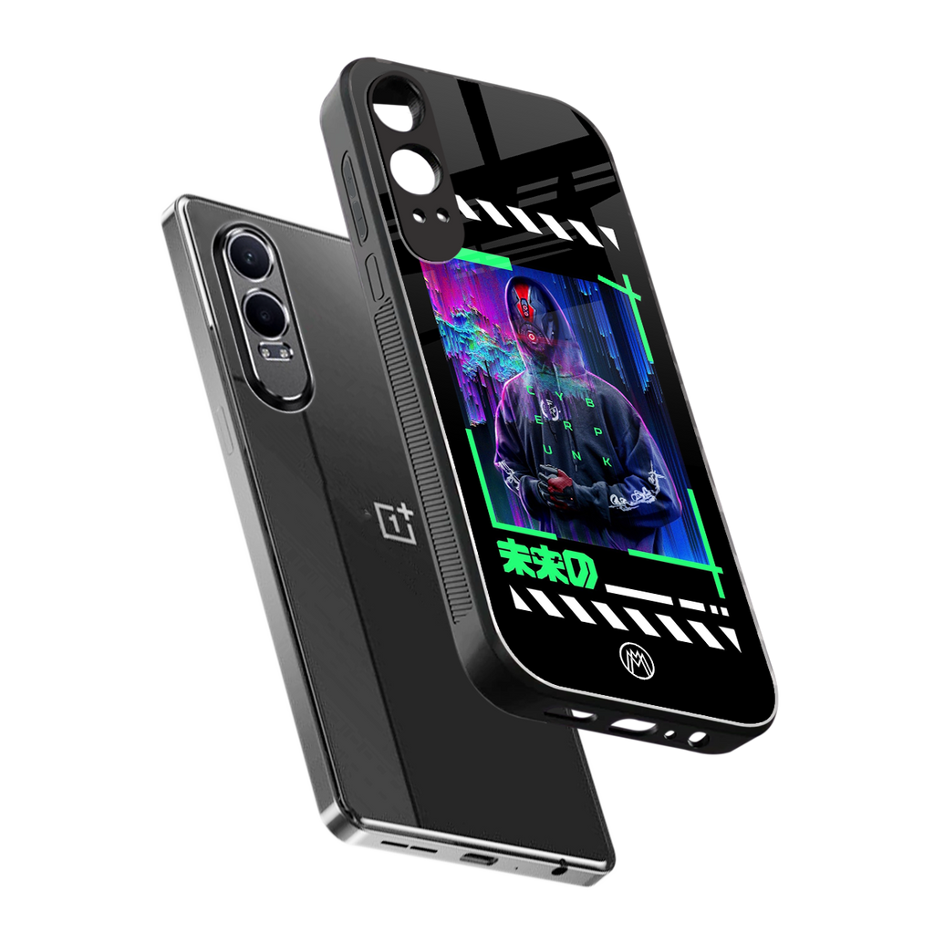 cyberpunk back phone cover | glass case for oneplus nord ce 4 lite
